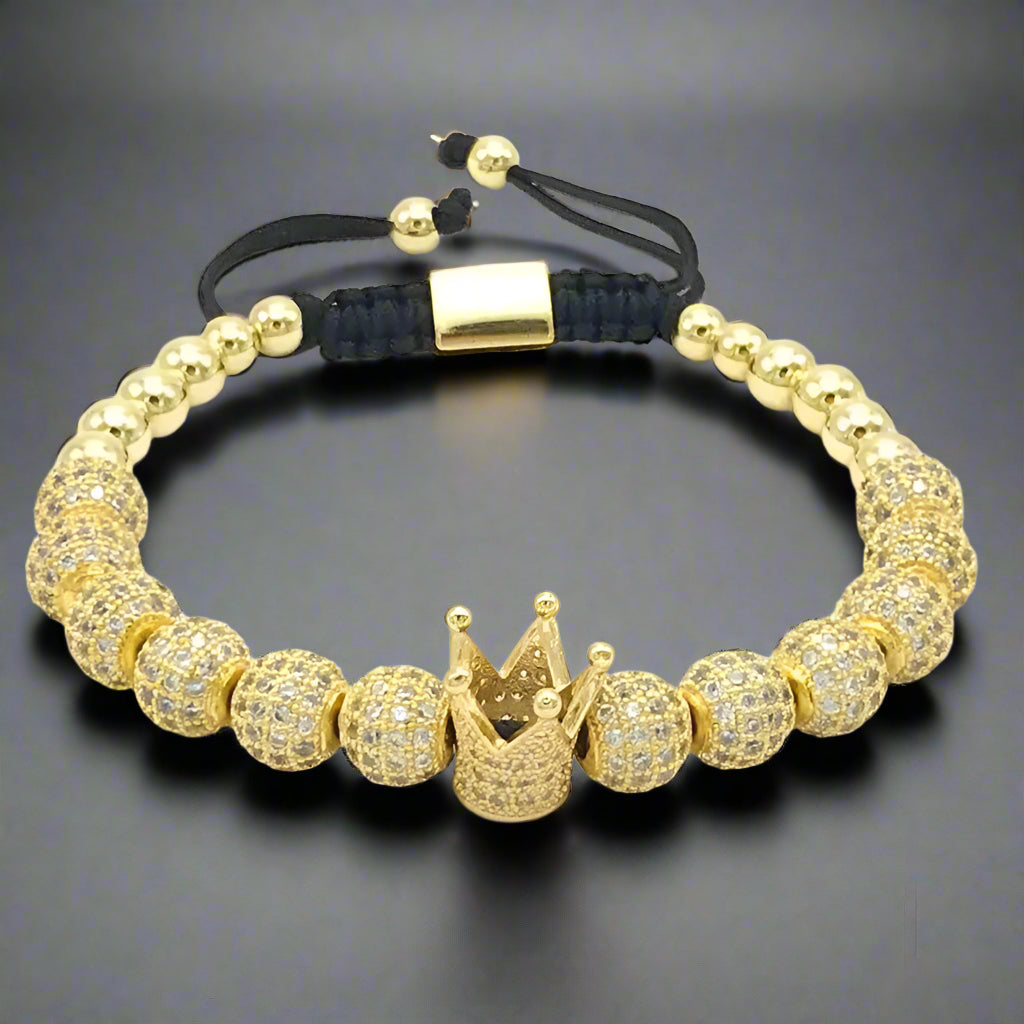 MICRO PAVE CROWN BRACELET