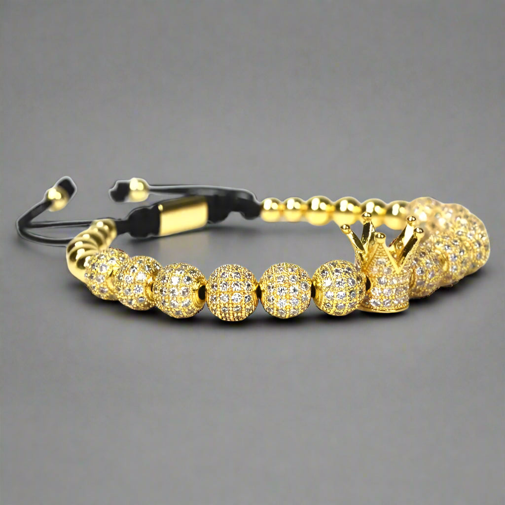 MICRO PAVE CROWN BRACELET