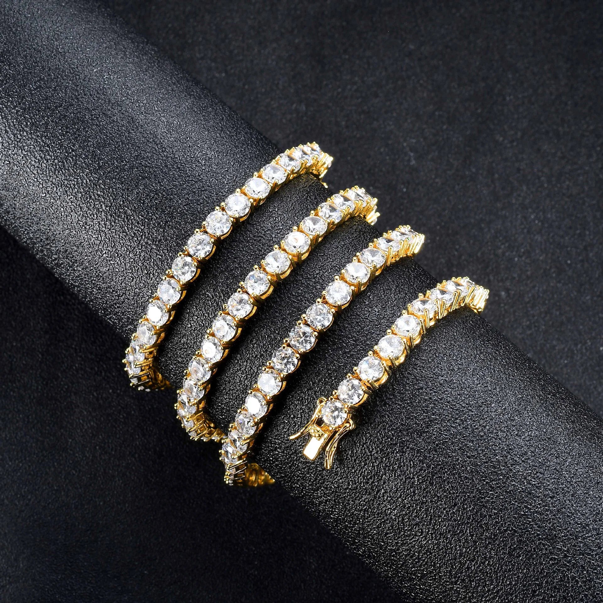 Zircon Chain Tennis Necklace (4MM)
